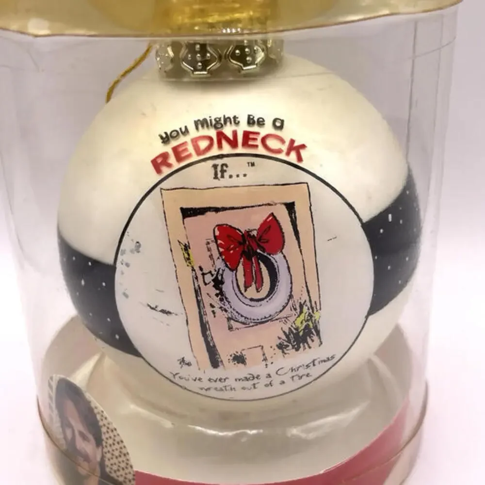 You Might Be A Redneck If Christmas Ornament‎ Jeff Foxworthy Vintage 2005